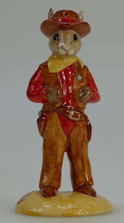 Appraisal: Royal Doulton Bunnykins Cowboy DB limited edition for UKI ceramics