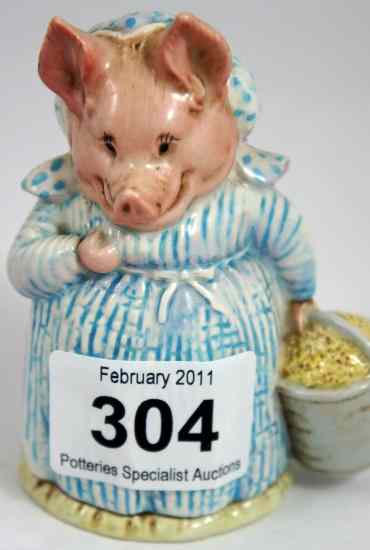 Appraisal: Beswick Beatrix Potter Figure Aunt Pettitoes BP Gold mark wth