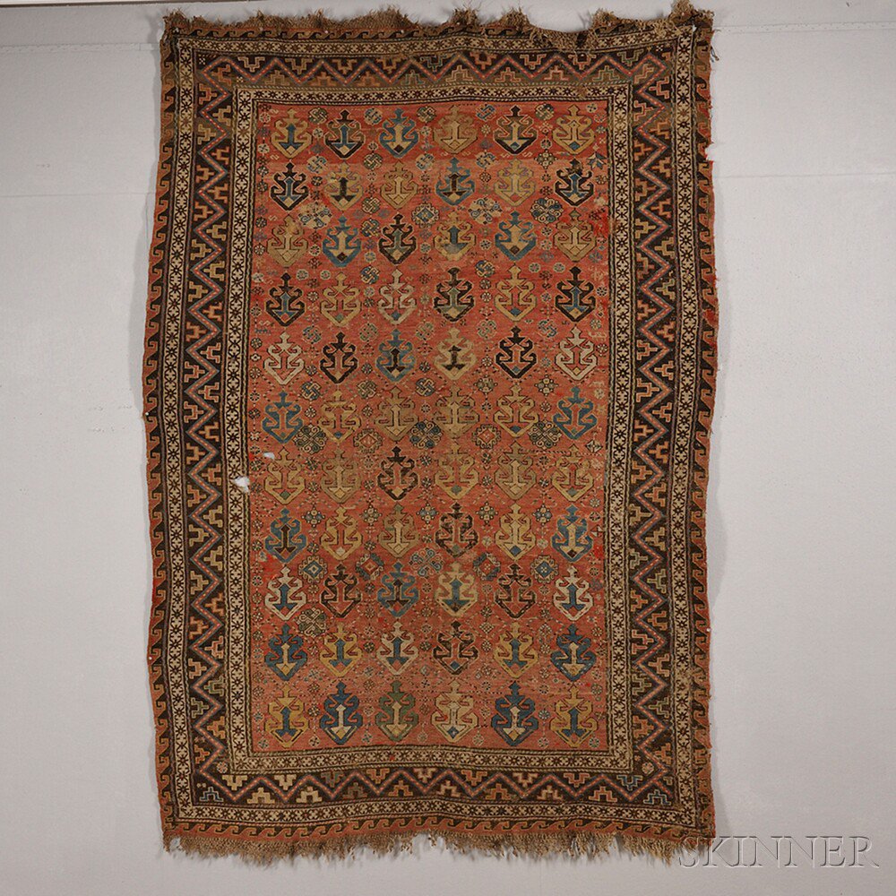 Appraisal: Soumak Carpet Northeast Caucasus late th century the light red