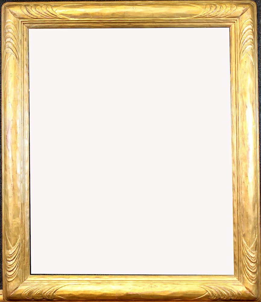 Appraisal: Vintage American Carved Gilt Frame Vintage American Carved Gilt Frame