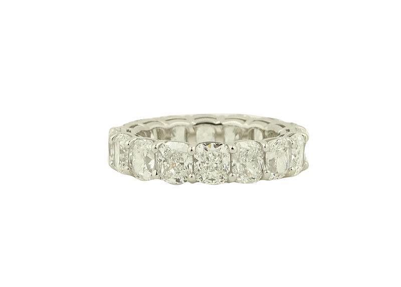 Appraisal: ct Cushion Brilliant Diamond Eternity Band A Ladies Karat White