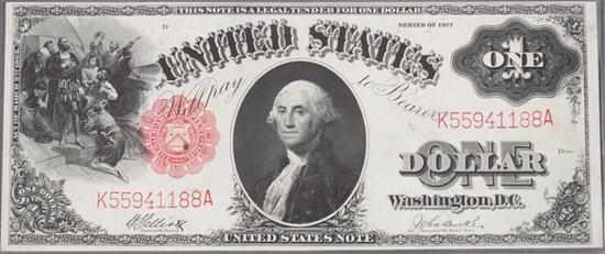 Appraisal: United States Legal Tender bill Series of signed Elliott and