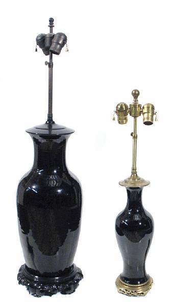 Appraisal: A group of four table lamps height of tallest in