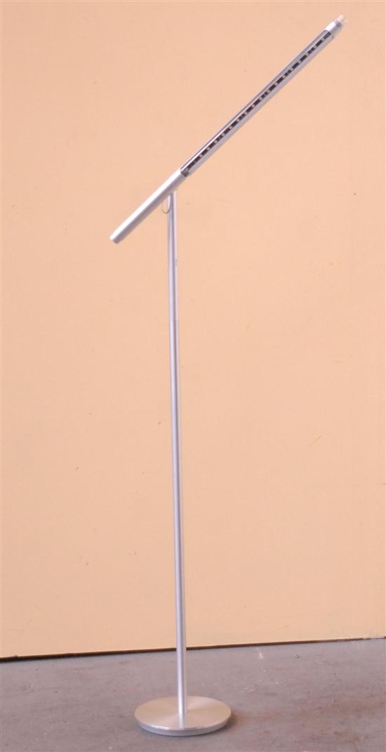 Appraisal: PABLO FLOOR LAMP th C modern design of tubular chrome