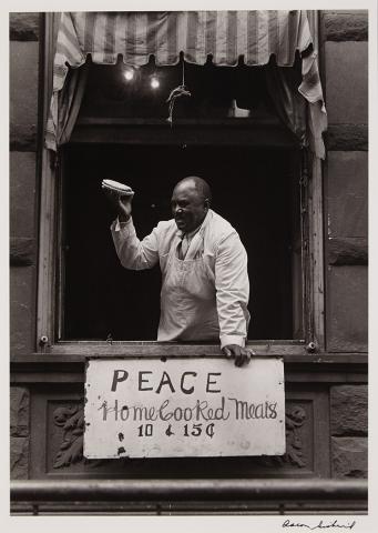 Appraisal: SISKIND AARON - Peace-Meals from the Harlem Series Gelatin silver