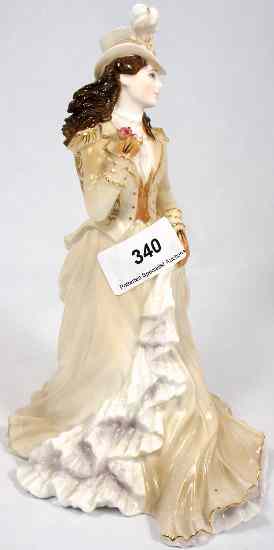 Appraisal: Coalport Figure Helena Riding In Hyde Park Limited edition for