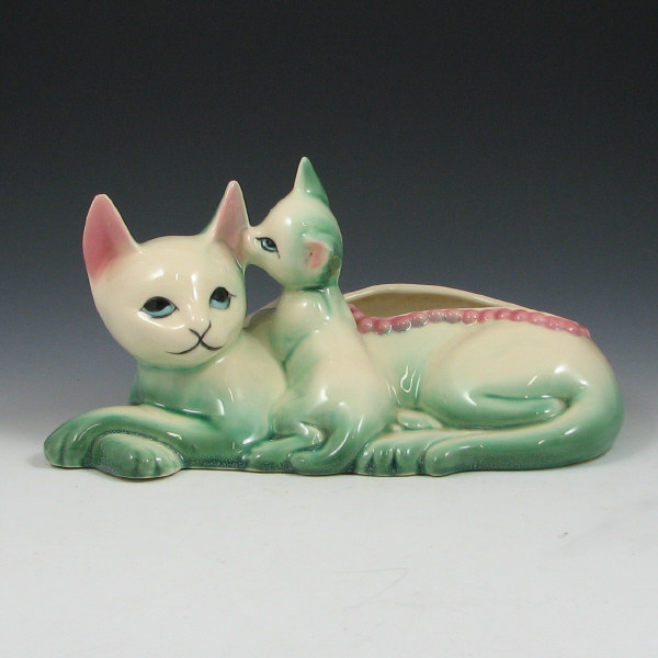 Appraisal: Hull Novelty Siamese Cat Planter Novelty Siamese cat planter Marked