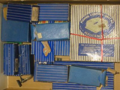 Appraisal: Seven Hornby Dublo wagons and accessories comprising two fish vans