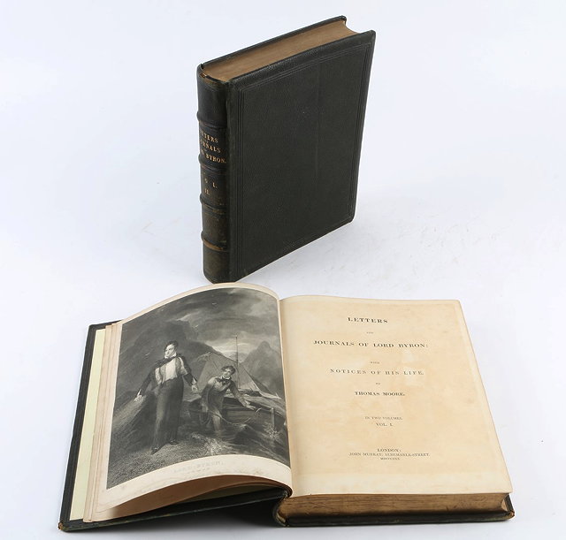 Appraisal: BYRON George Gordon Letters and Journals of Lord Byron with