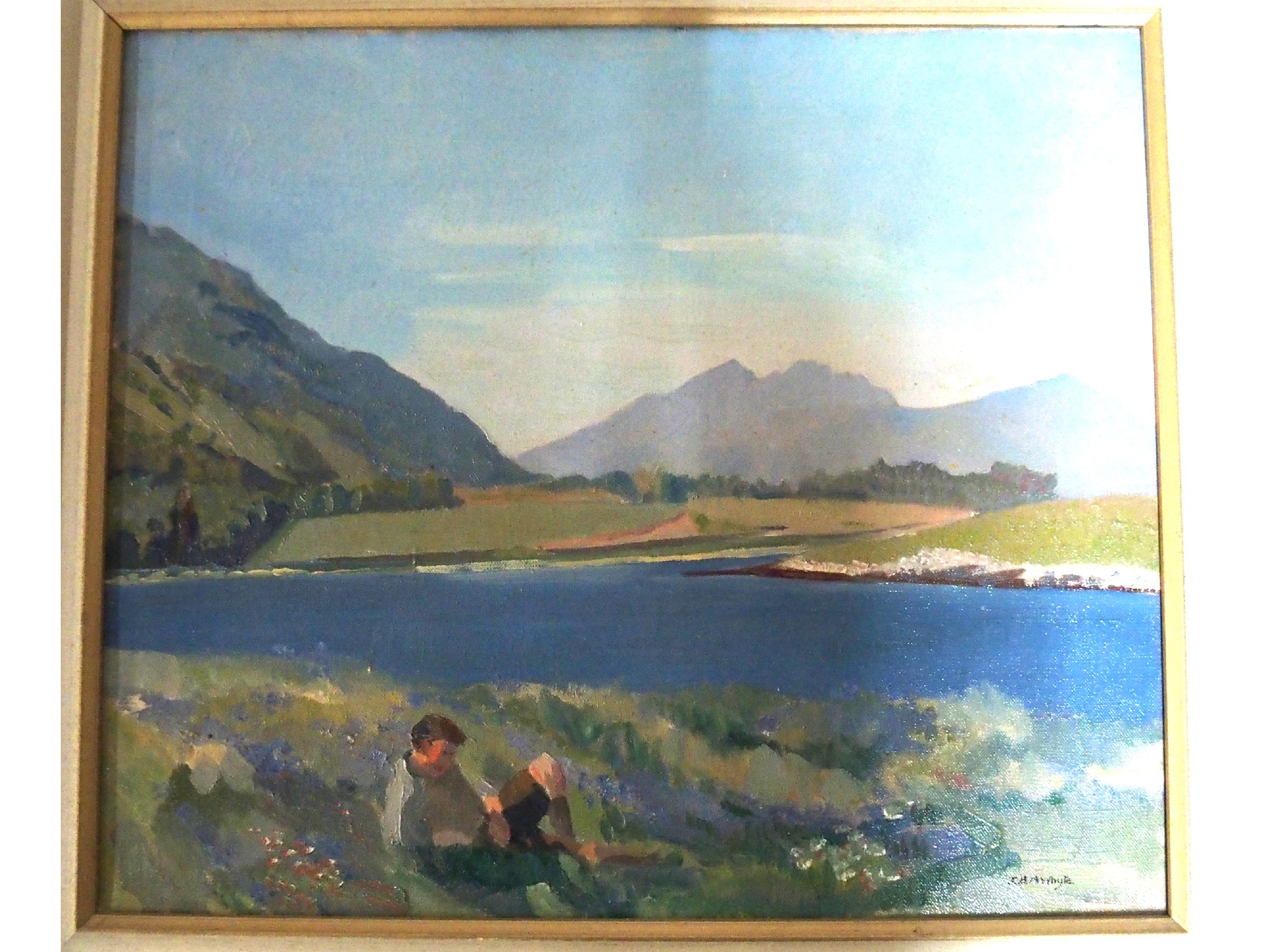 Appraisal: J B N WHYTE By the mountains and lochs signed