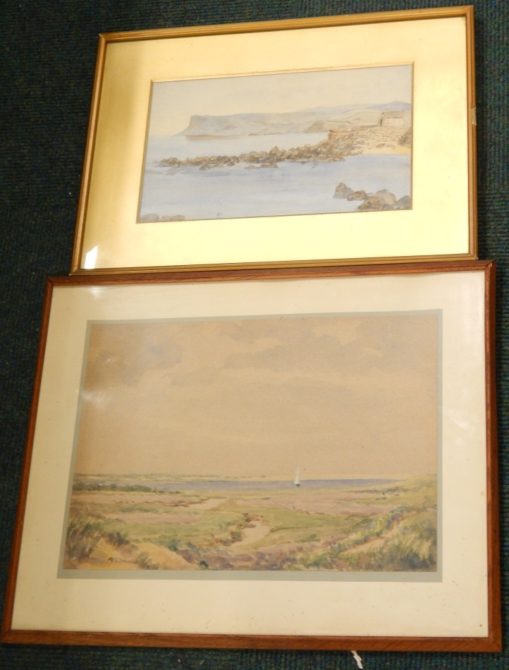 Appraisal: A C Winter fl Burnham-Ovely-Staiths watercolour signed cm x cm