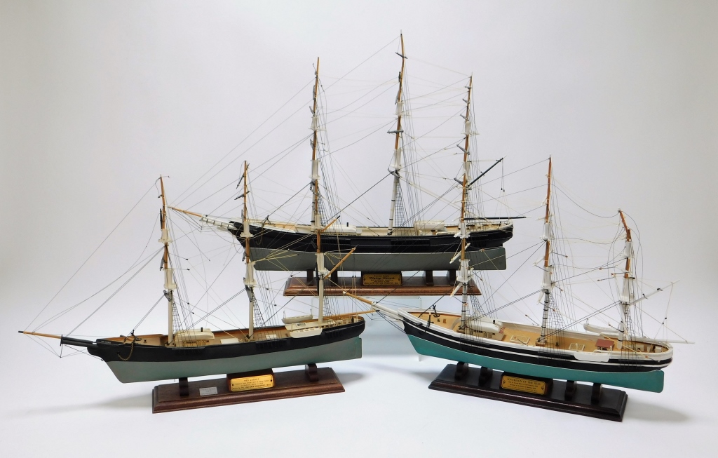 Appraisal: PC PIEL CRAFTSMEN ASSORTED SHIP MODELS Massachusetts th CenturyIncludes a