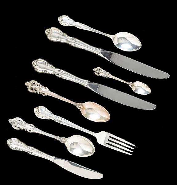 Appraisal: A sterling flatware set etc Westerling Co Chicago ILAmerican Classic