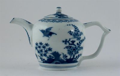 Appraisal: An early Meissen teapot and cover painted in blue with