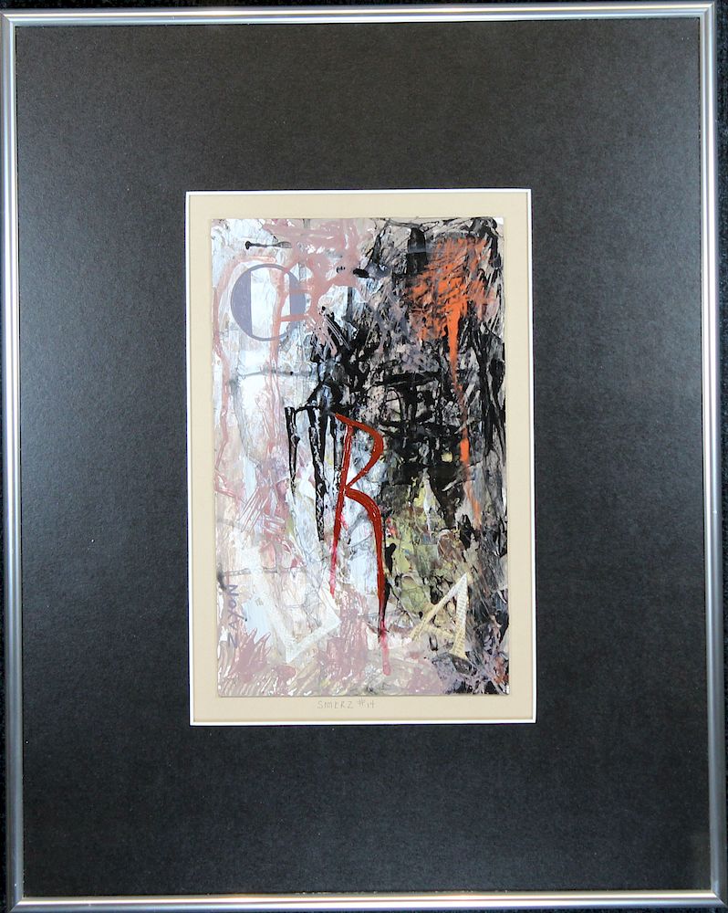 Appraisal: Seymour Zayon American B Mixed Media Seymour Zayon American B