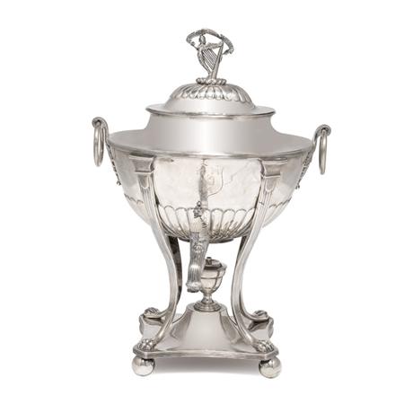 Appraisal: George III Silver Hot Water Urn Estimate -