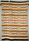 Appraisal: SADDLE BLANKET - x - Native American hand woven saddle