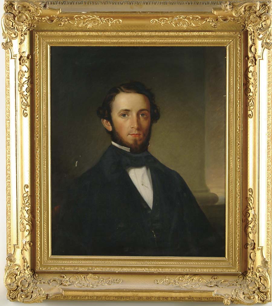 Appraisal: UNSIGNED American th C ANCESTRAL PORTRAIT OF A GENTLEMAN Oil