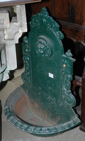 Appraisal: A TH CENTURY CAST IRON FOUNTAIN