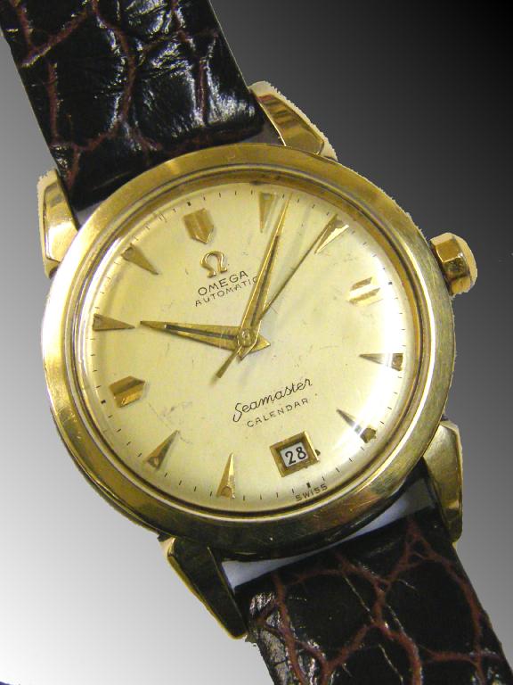 Appraisal: Omega Seamaster Calendar automatic gold capped 's gentleman's wristwatch the