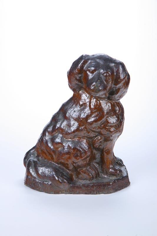 Appraisal: SEWERTILE DOG American most likely Ohio early th century Seated