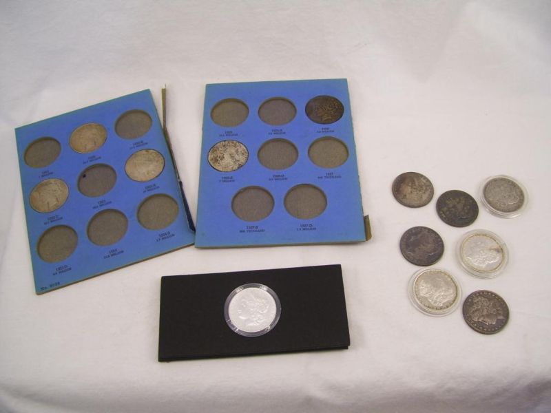 Appraisal: - Morgan Peace Dollars Includes Morgan dollars - - -