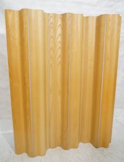 Appraisal: CHARLES EAMES Beech Wood Modernist Folding Screen CHARLES EAMES Beech