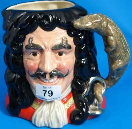 Appraisal: Royal Doulton Large Character Jug Captain Hook D