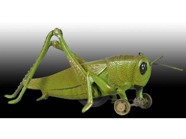 Appraisal: Hubley Large Realistic Grasshopper Toy Description Rear legs move as