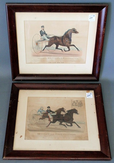 Appraisal: Two Currier Ives prints Smuggler and Smuggler and Judge Fullerton