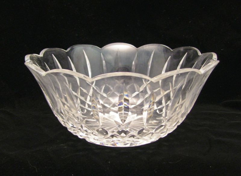 Appraisal: Waterford Crystal Bowl Hand cut crystal bowl measures diameter Acid