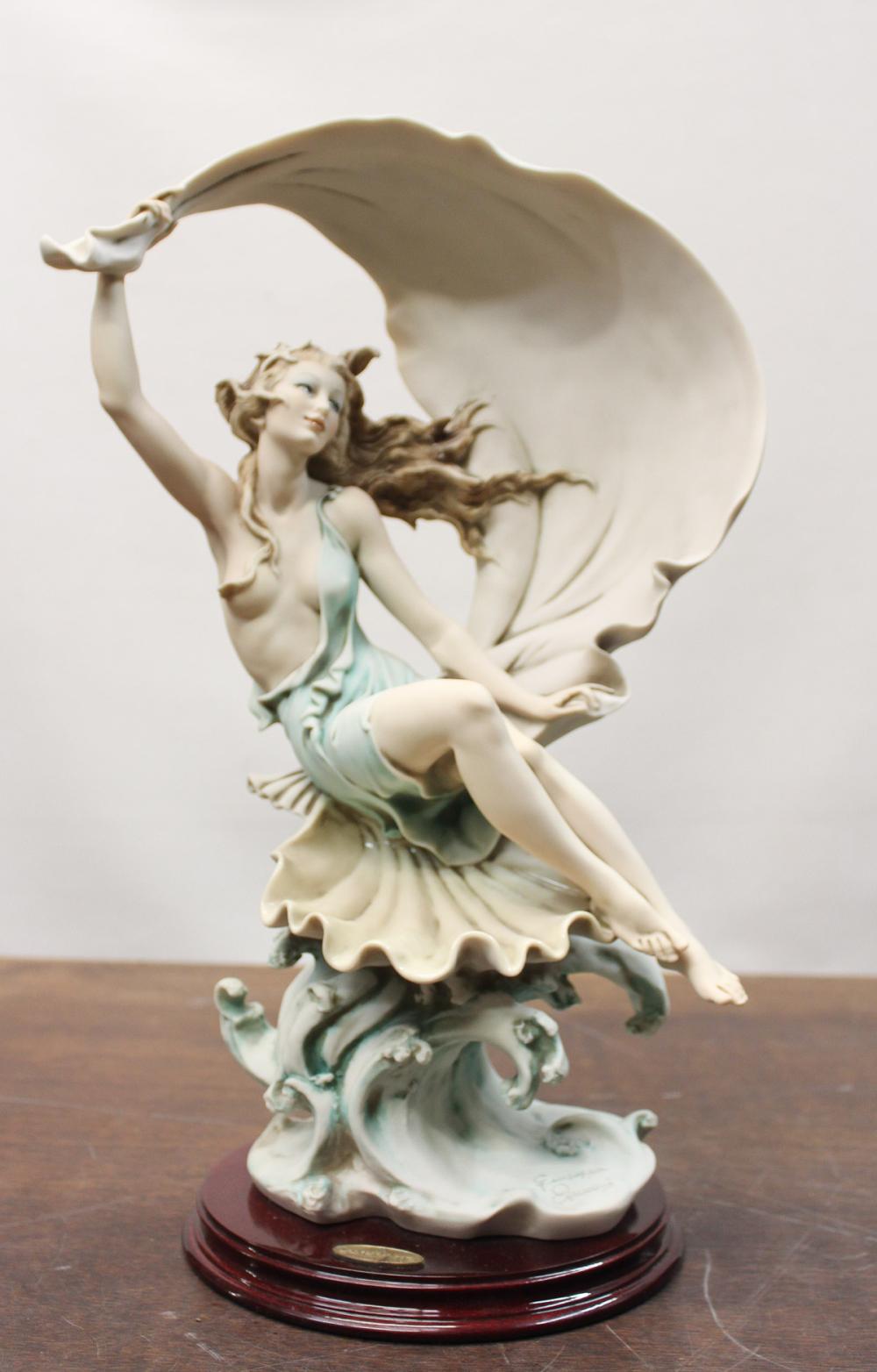 Appraisal: GIUSIPPE ARMANI COMPOSITION SCULPTURE titled Wind Song limited edition depicting