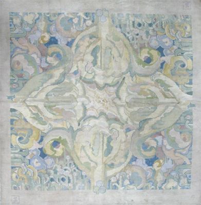 Appraisal: A James Templeton Co wool carpet designed by Frank Brangwyn