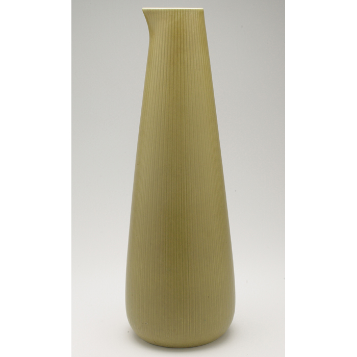 Appraisal: Large Rorstrand vase tapered ribbed form and covered in a