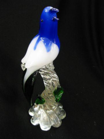 Appraisal: Italian Art Glass Figurine of a Bird excellent