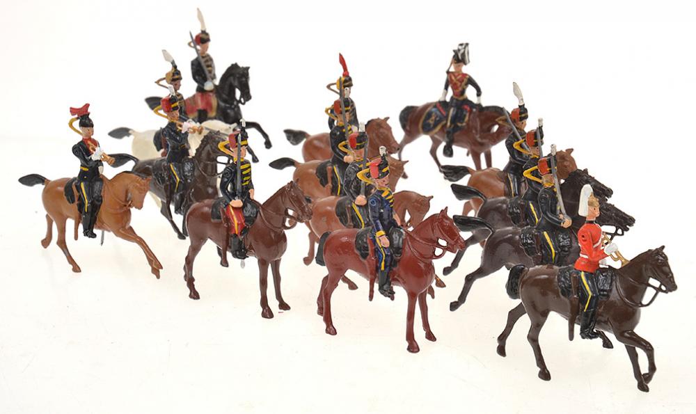 Appraisal: COLLECTION OF UNBOXED BRITAINS INCLUDING QUEEN'S OWN HUSSARS AND OTHER