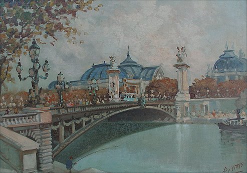 Appraisal: PARISIAN O C OF LE PONT ALEXANDRE '' x ''