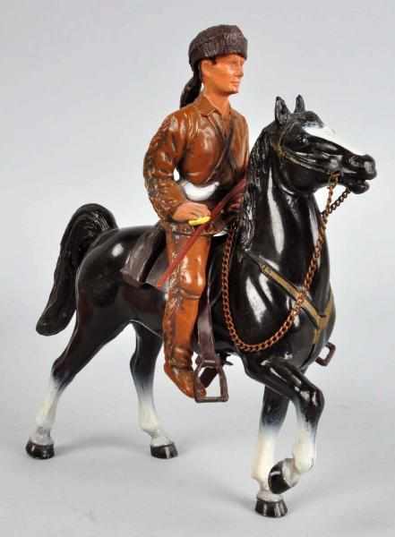 Appraisal: Hartland Davy Crockett Horse Rider Prototype Description Set includes rifle