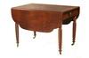 Appraisal: DINING TABLE - Sheraton period mahogany dining table single board