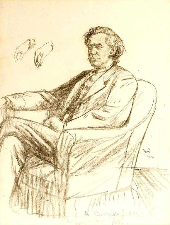 Appraisal: FRANCIS DODD RA RWS NEAC - PORTRAIT OF WILLIAM BURTON