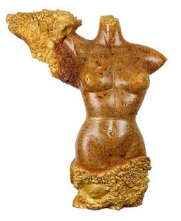 Appraisal: Crystal Lockwood Californian - ''Sea Goddess carved figural sculpture of