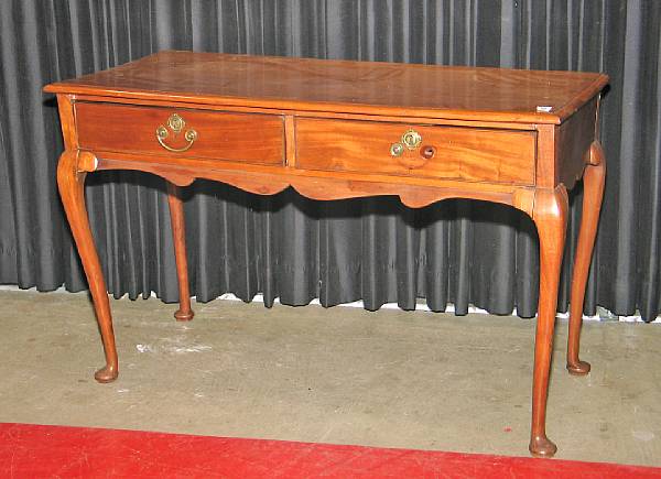 Appraisal: A Queen Anne mahogany side table composed of th century