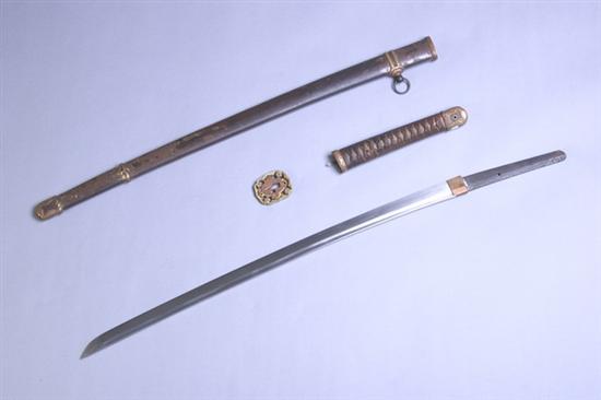 Appraisal: JAPANESE LONG SWORD KATANA Koto period Pre Gendaito mounts Koto