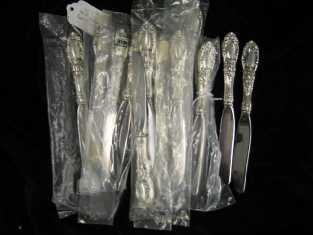 Appraisal: Set of Towle King Richard Sterling Silver Butter Knives stainless