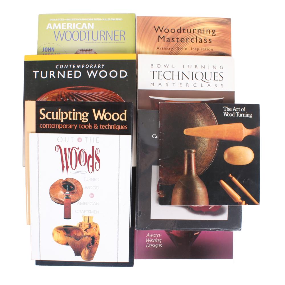 Appraisal: TEN WOOD TURNING BOOKS INCLUDING LINDQUIST GUILD OF MASTER CRAFTSMAN