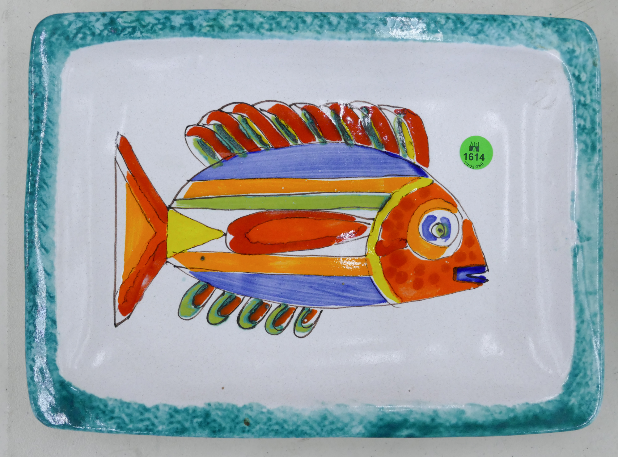 Appraisal: Desimone Italian Pottery Fish Tray ''