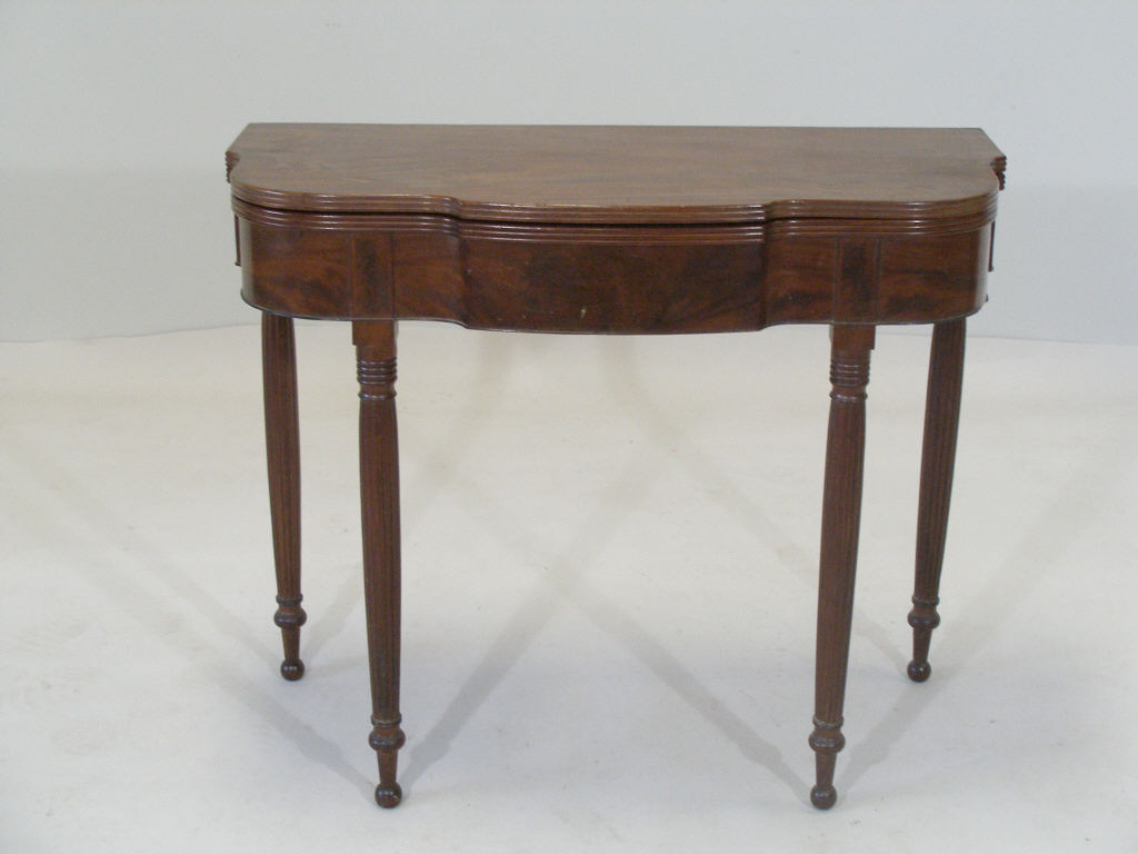 Appraisal: Sheraton Card Table New York first quarter of th c