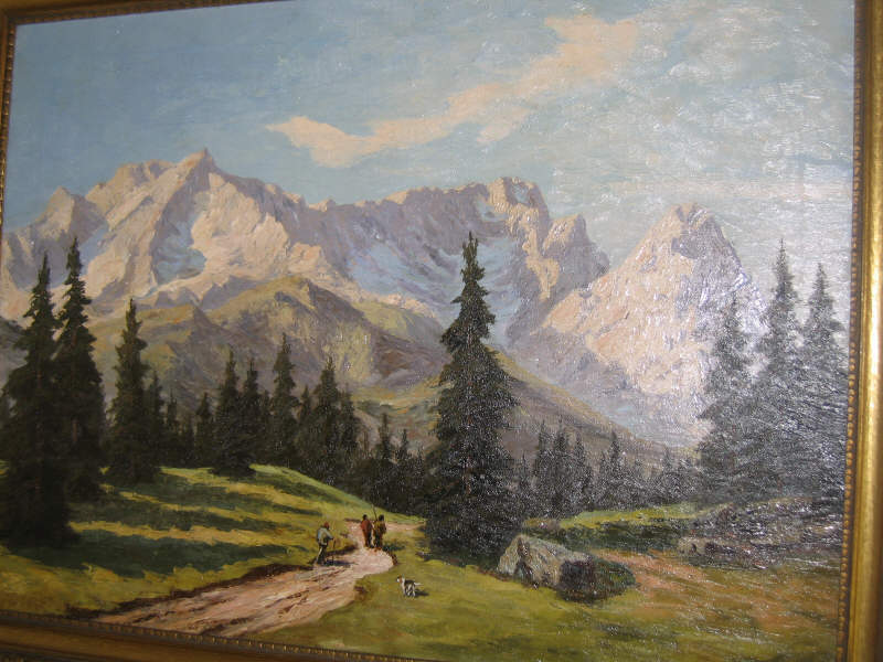 Appraisal: ALFRED ORBEN GERMAN TH- TH Century Bavarian Alps oil on