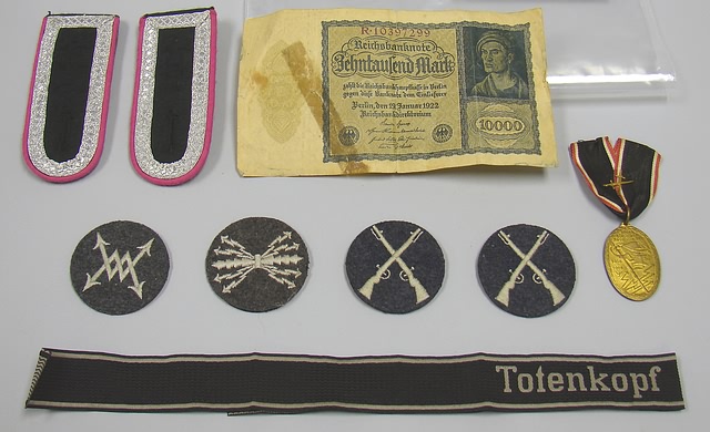 Appraisal: Lot consists of various German WWI and WWII medals and