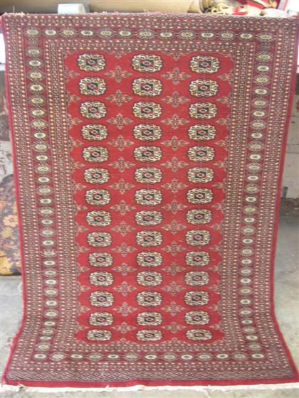 Appraisal: Pakistan Bokhara rug ft in x ft in